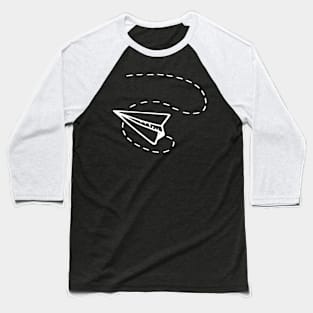 Paper Airplane Baseball T-Shirt